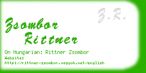 zsombor rittner business card